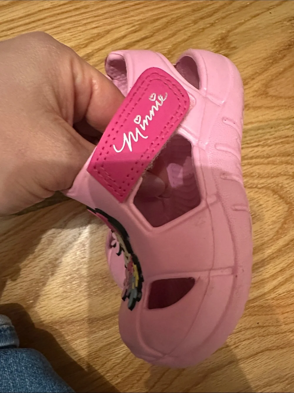 Disney Pink Minnie Mouse Floral Sandal Clogs for Kids